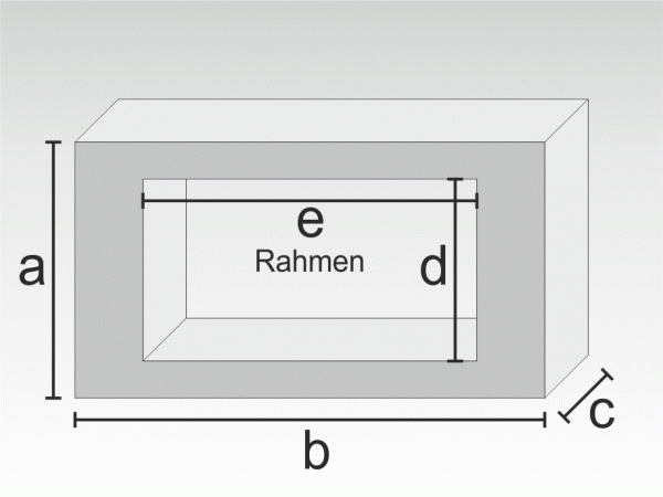 Schaumstoff Rahmen