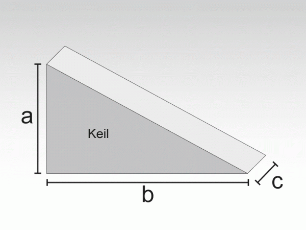 Schaumstoff Keil