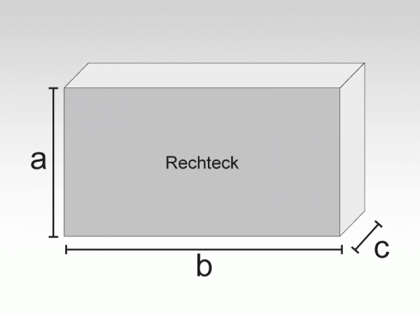 Schaumstoff Rechteck, Schaumstoffzuschnitte, Schaumstoffe